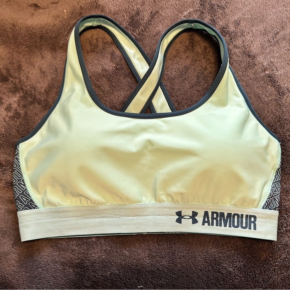 Under Armour Mint Sports Bra Moisture-Wicking Medium Support